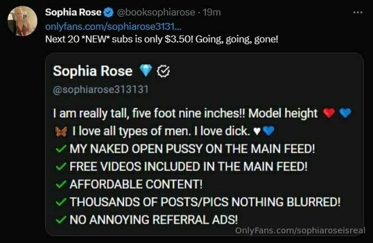 sophiaroseisreal